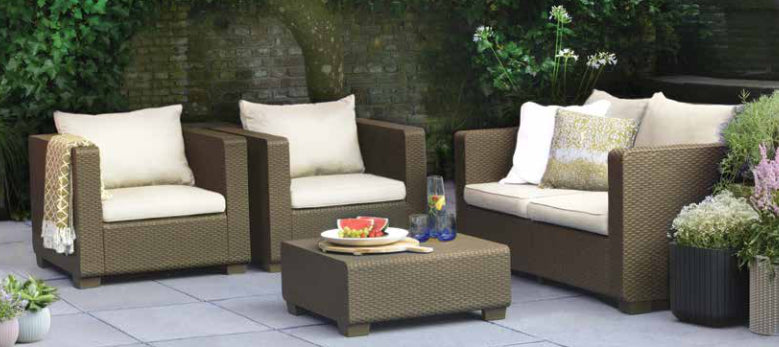 no brand salotto allibert salta con cuscino cappuccino