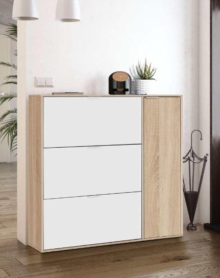 no brand scarpiera 3 ribalte 1 anta 106x22x115 cm