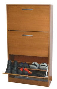 no brand scarpiera twice ciliegio 3 ante cm 62x24x110h