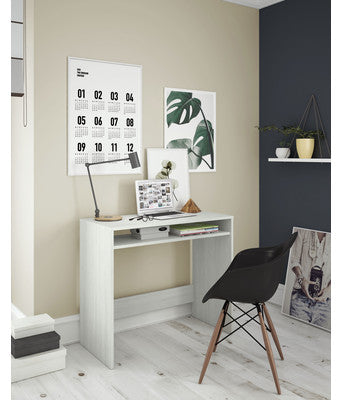 no brand scrivania star cm 79x43x78h bianco alpes