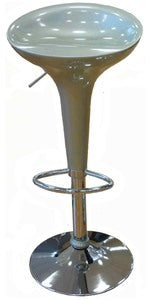 no brand sgabello bar albi silver a 14