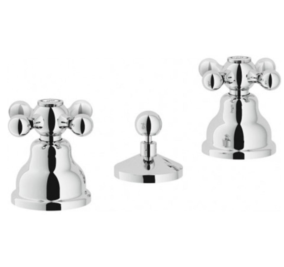 nobili rubinetto bidet con 3 fori nobili serie grazia finitura cromo art grc5015cr ean 8018014705820