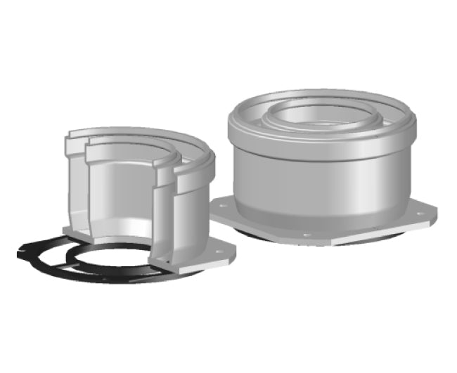 npe partenza verticale npe coassiale bianca modello 60100 codice kp518060100 ean 8059173999880