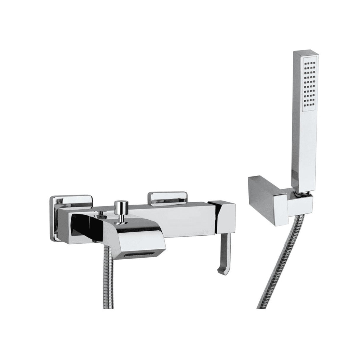 paini miscelatore rubinetto paini duplex serie q per vasca con doccetta cod 19cr105