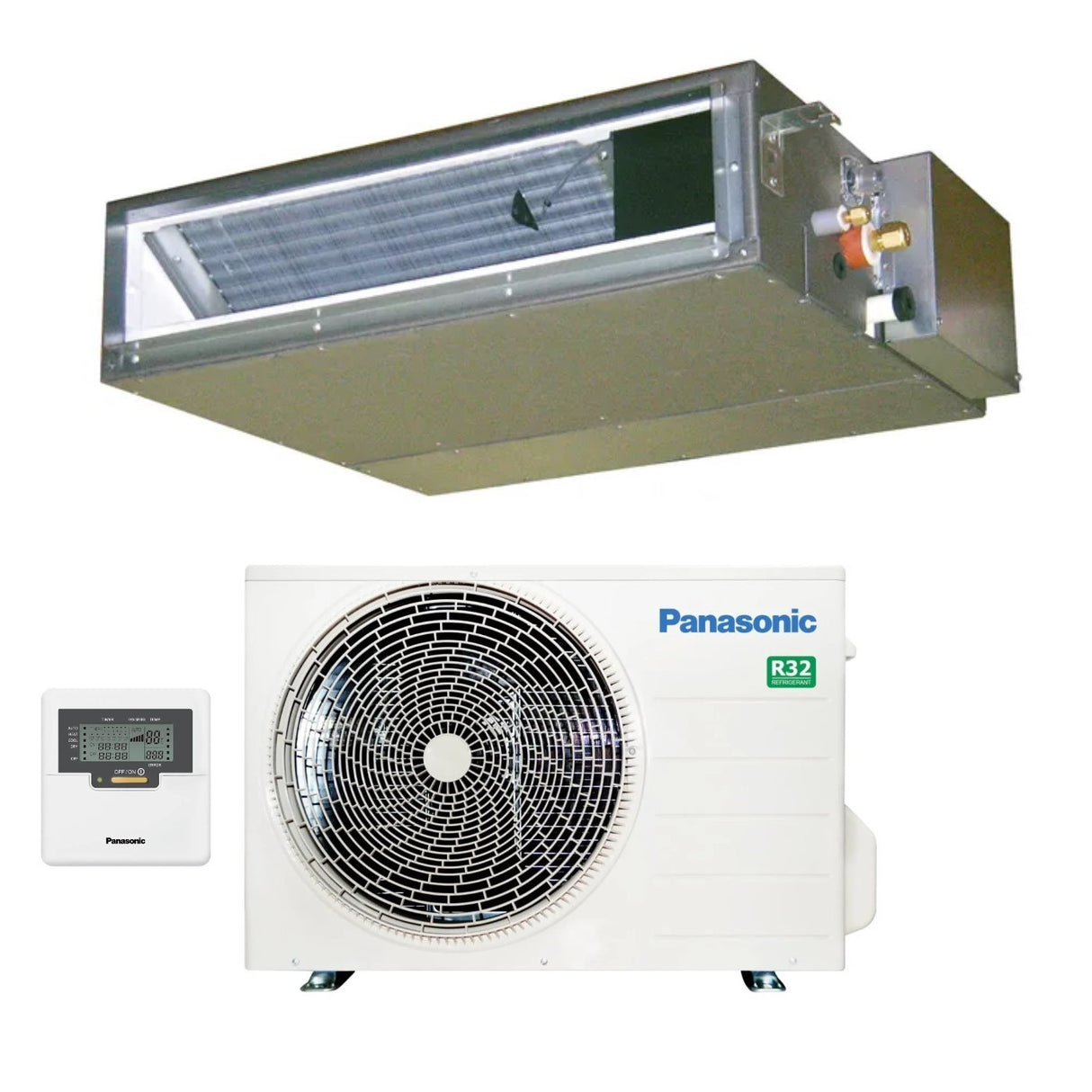 panasonic climatizzatore condizionatore panasonic canalizzato canalizzabile inverter a bassa pressione 18000 btu cs z50ud3eaw cu z50ubea r 32 wi fi optional classe a con comando a filo incluso