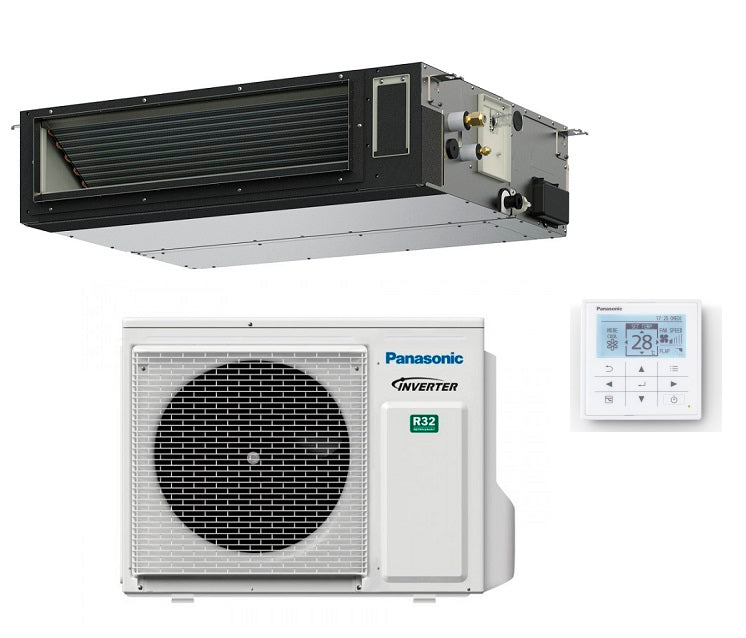 panasonic climatizzatore condizionatore panasonic canalizzato canalizzabile inverter paci nx standard 12000 btu media prevalenza s 3650pf3 u 36pz3e5 r 32 completo di comando cz rtc5b