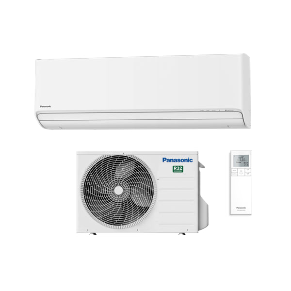 panasonic climatizzatore condizionatore panasonic inverter serie etherea white 12000 btu cs z35zkew r 32 wi fi integrato bianco opaco aa
