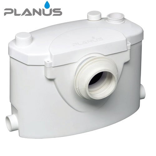planus trituratore planus sanibasic broysan wc 230 v bianco cassetta trituratrice con attacchi e tappi di chiusura