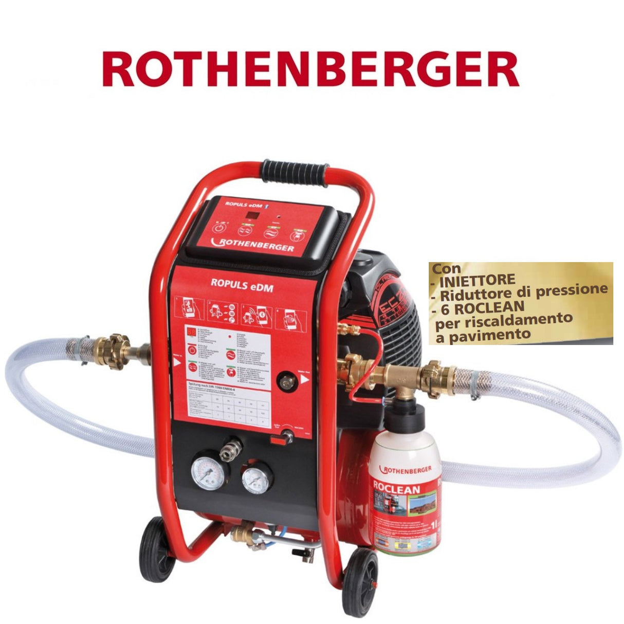 rothenberger set compressore di pulizia rothenberger modello ropuls edm