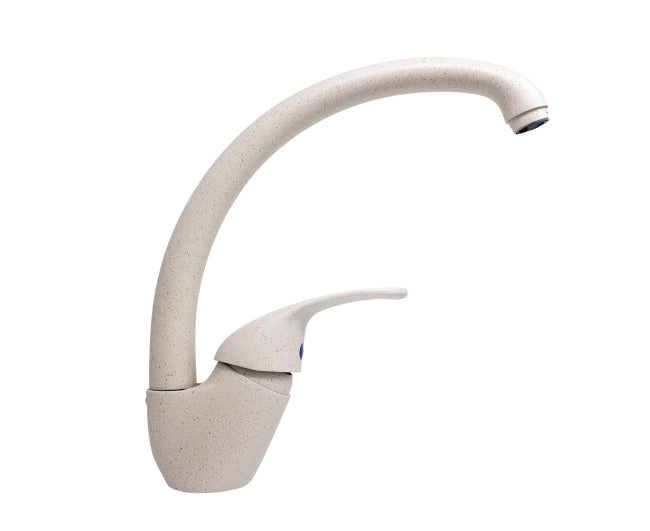 rubinetteria eurorama monocomando lavello eurorama canna alta conica modello granito avena codice k523grav