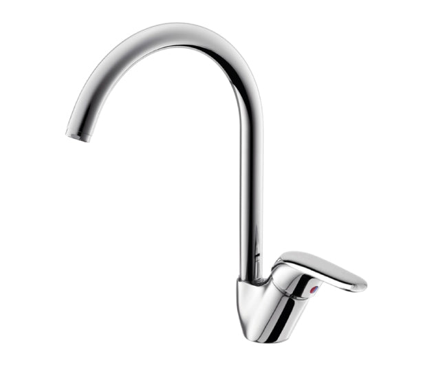 rubinetteria eurorama monocomando lavello eurorama serie kappa con canna alta tonda codice k522