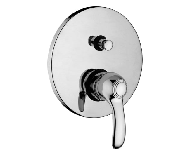 rubinetteria paffoni miscelatore paffoni serie flavia monocomando per incasso doccia 2 uscite colore cromato codice fa015 con deviatore a pulsante ean 8020913497263