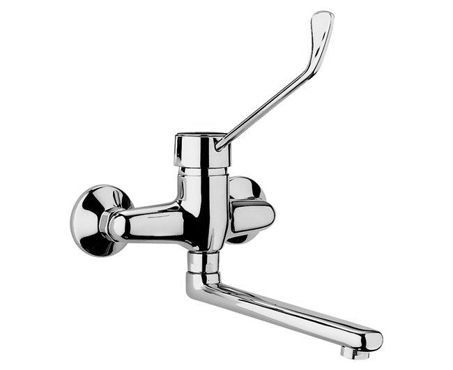 rubinetteria paffoni monocomando lavello a muro paffoni con leva clinica serie nettuno codice nt420 ean 8020913484249