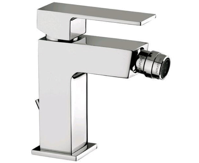 rubinetteria paffoni rubinetto miscelatore paffoni monocomando serie elle per bidet con 1 foro codice el135 con scarico automatico ean 8020913466214