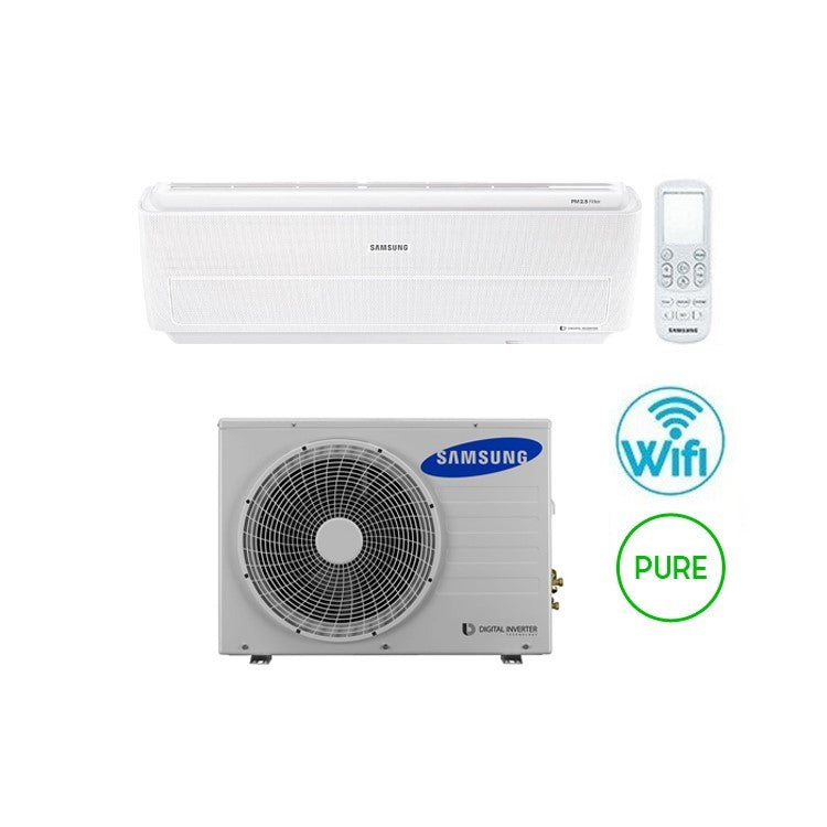 samsung climatizzatore condizionatore samsung inverter serie windfree pure 9000 btu ar09nxcxaw wi fi r 32 classe a copia ean 8059657005045