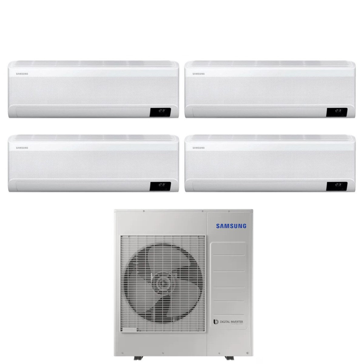 samsung climatizzatore condizionatore samsung quadri split inverter serie cebu 99912 con aj100txj5kg r 32 wi fi integrato 90009000900012000