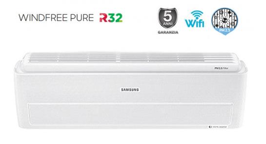 samsung unita interna a parete samsung inverter windfree pure 9000 btu ar09nxcxawkneu gas r 32 wi fi integrato