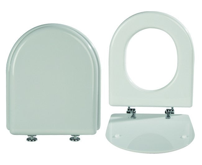 sapal coprivasi coprivaso sapal mdf serie esedra con cerniera universale in metallo cromato ad espansione fissaggio dallalto forma ovale modello bianco ean 8054619975060