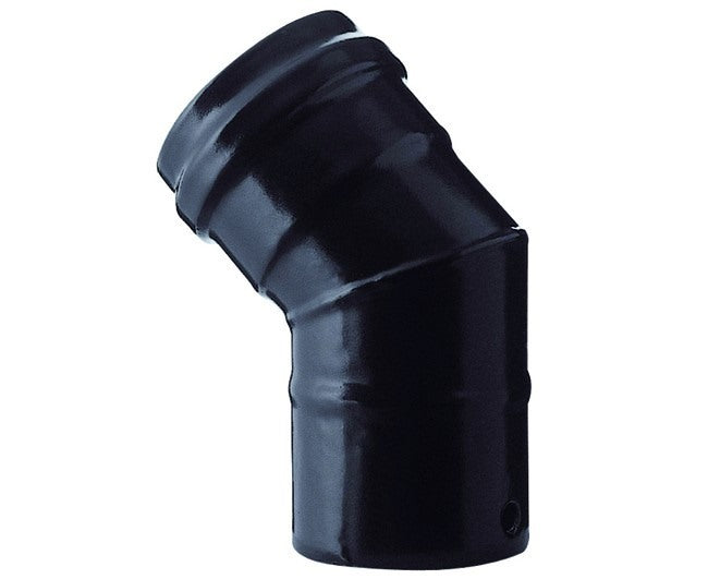 save fumisteria curva da 45 per stufa a pellet save fumisteria diametro 10 cm spessore 12 mm materiale acciaio porcellanato smaltato ean 8022732019084