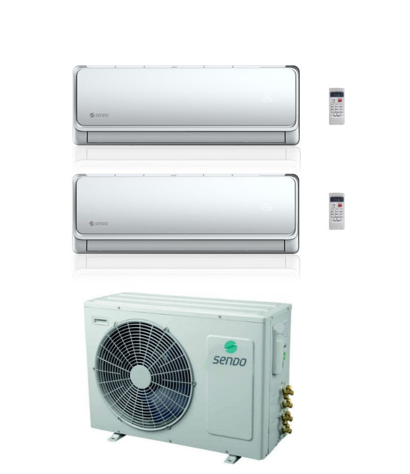 sendo climatizzatore condizionatore dual split inverter sendo ikaros l 1200012000 con sfm 21ou3 au2 r 32 wi fi integrato 1212 ean 8059657010391