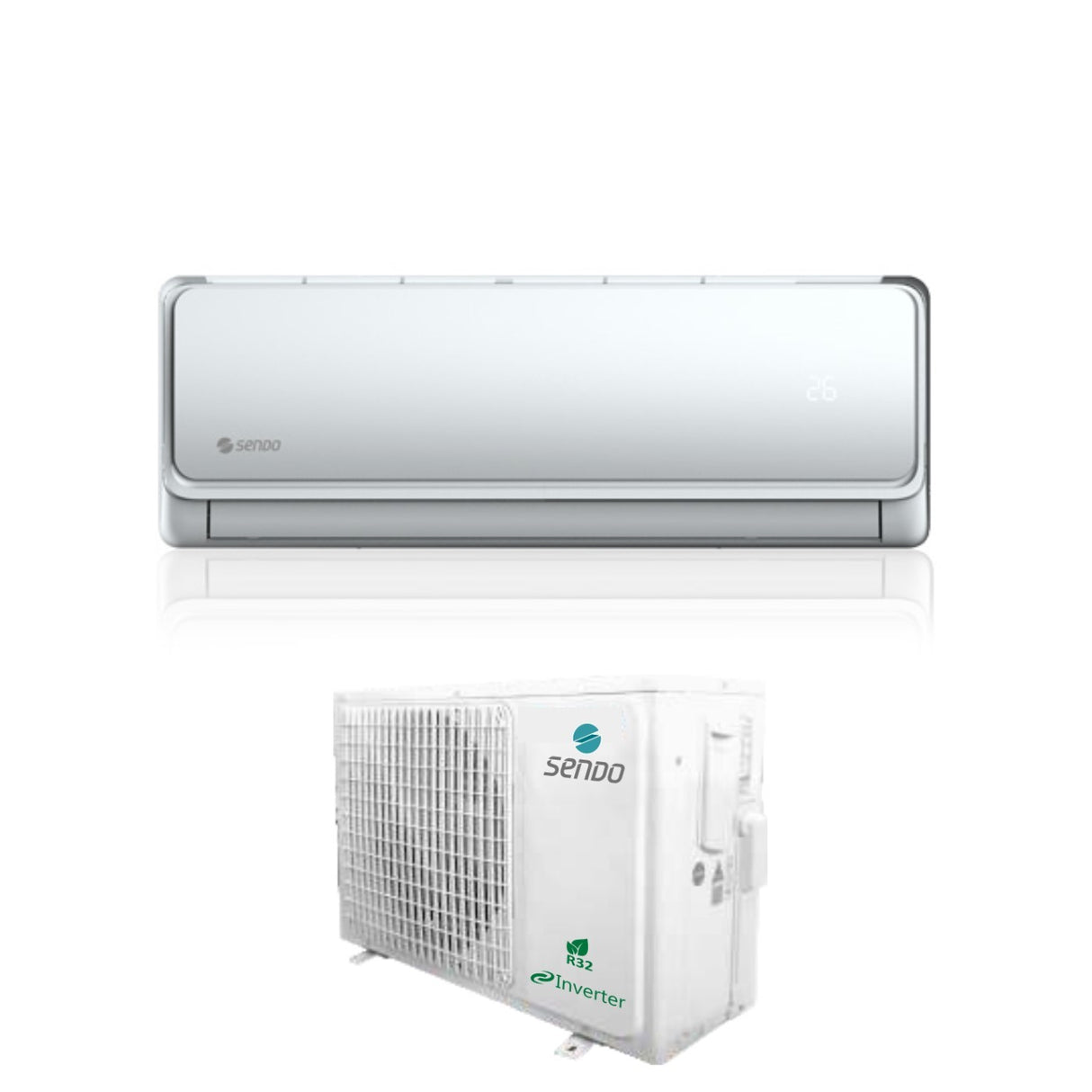 sendo climatizzatore condizionatore sendo inverter serie zeas 24000 btu snd 24zes2 id r 32 wi fi integrato