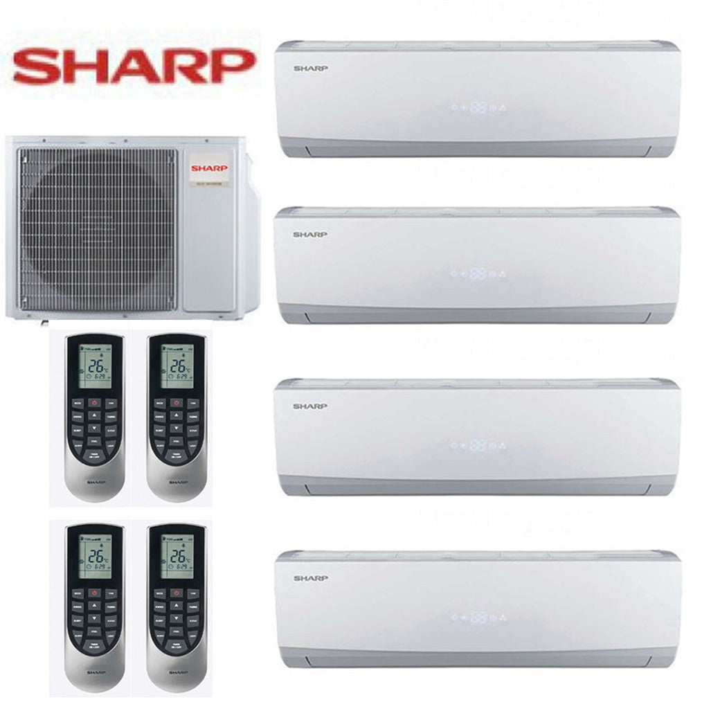 sharp climatizzatore condizionatore sharp quadri split inverter serie smile curve ssr 9999 con ae x4m28tr