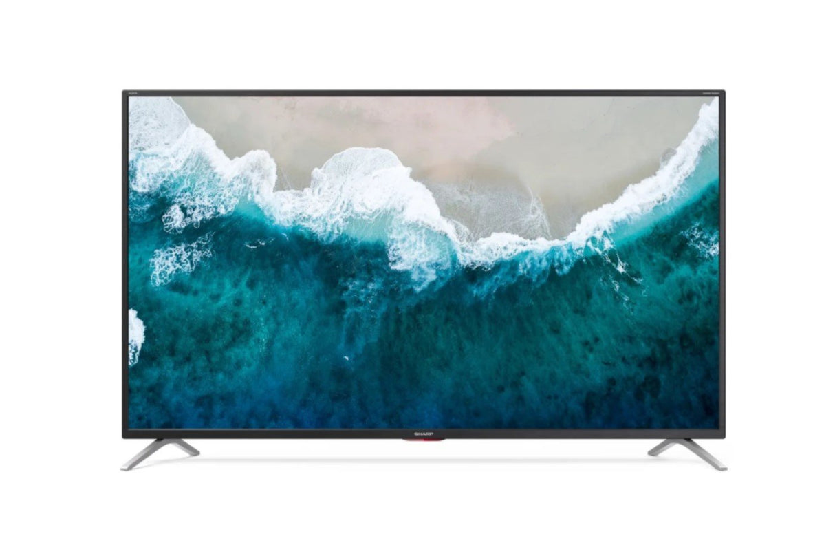 sharp televisore tv sharp 50 led 4k uhd android smart netflix youtube nero 50bl5e ean 4974019141497