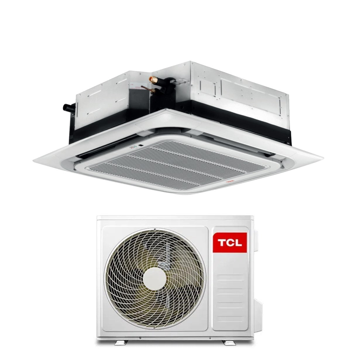 tcl climatizzatore condizionatore tcl cassetta inverter 24000 btu mn24ss0 mt2410 r 32 wi fi integrato classe aa con griglia inclusa