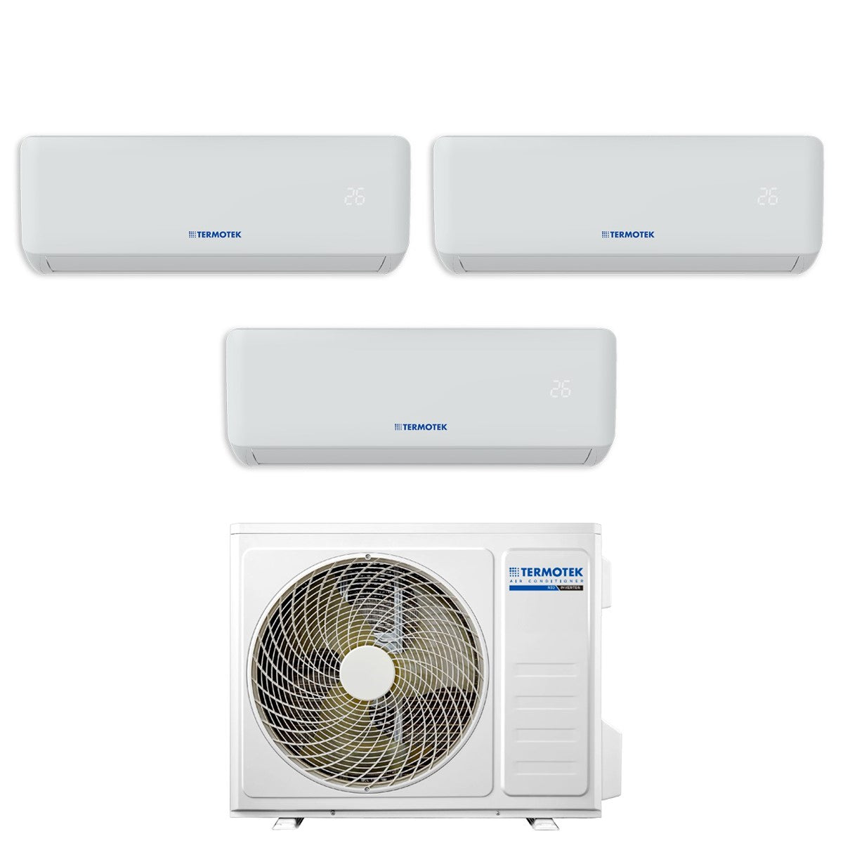 termotek climatizzatore condizionatore termotek trial split inverter serie airplus 121212 con 3c r 32 wi fi integrato 12000120012000