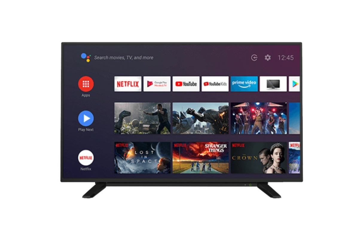 toshiba toshiba smart tv 43 4k uhd ultra hd 4 hdmi 2 usb potenza uscita audio 2x10w uscita cuffie dvb t2cs2 colore nero 43ua2063da