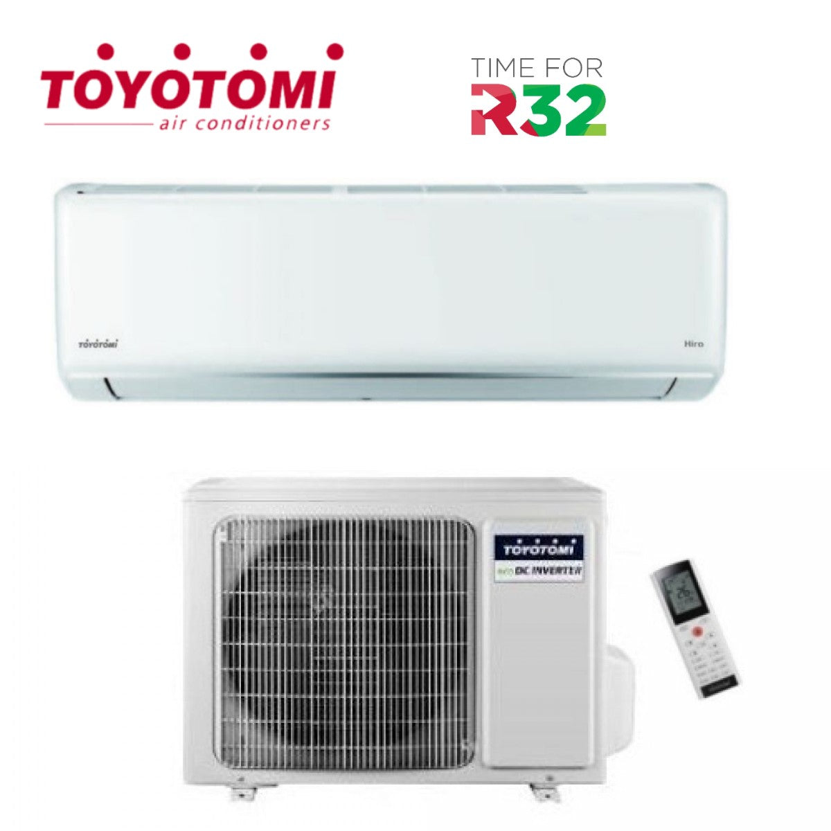 toyotomi climatizzatore condizionatore toyotomi inverter serie hiro 21000 btu r 32 wi fi incluso classe aa ean 8059657006448