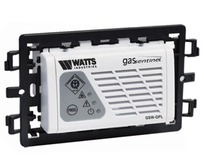 watts rilevatore fuga gas watts da incasso con allarme acustico e luminoso max 3w portata contatti rele 220 v cod gs1 gplinc gpl ean 8019001056253