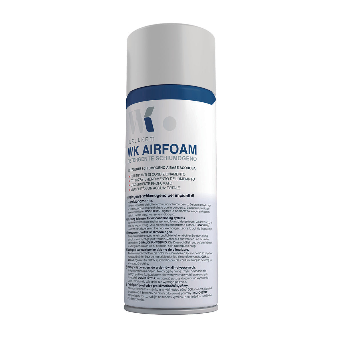 wellkem detergente igienizzante schiumogeno wellkem wk airfoam da 600 ml codice 50 10 02