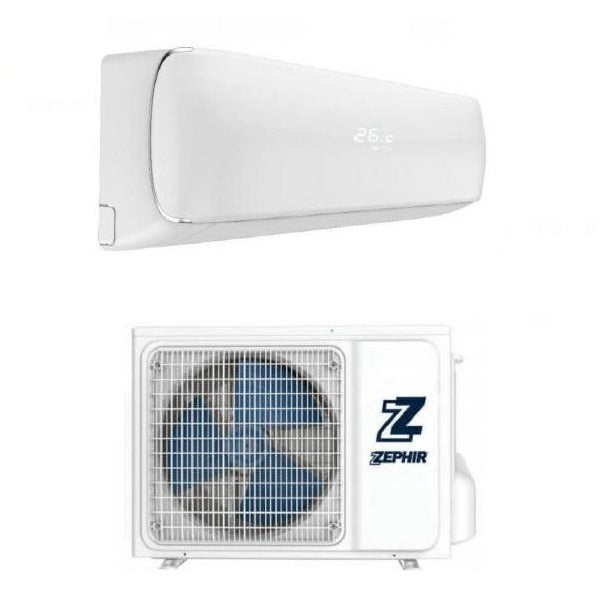 zephir climatizzatore condizionatore zephir inverter serie elegance 9000 btu zcm9000 r 32 classe aa ean 8059657003911