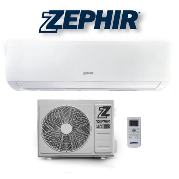 zephir climatizzatore condizionatore zephir inverter serie matt 24000 btu zem24000 r 32 classe aa