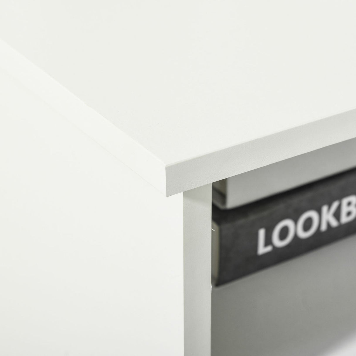 easycomfort easycomfort scrivania salvaspazio moderna per ufficio struttura in legno bianco