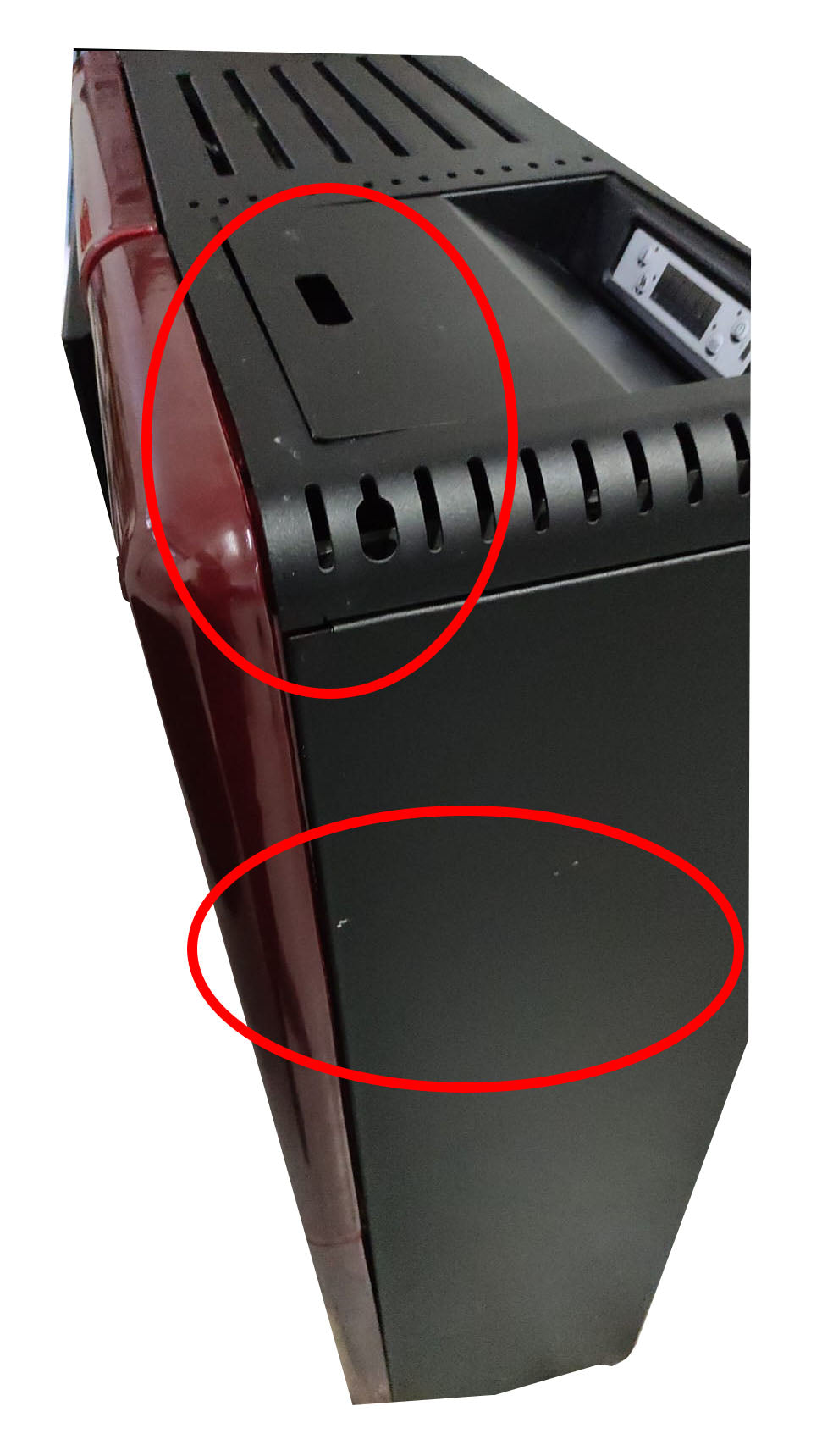 anselmo cola area occasioni stufa ermetica a pellet anselmo cola modello cupido 8 kw la1kf30y colore bordeaux