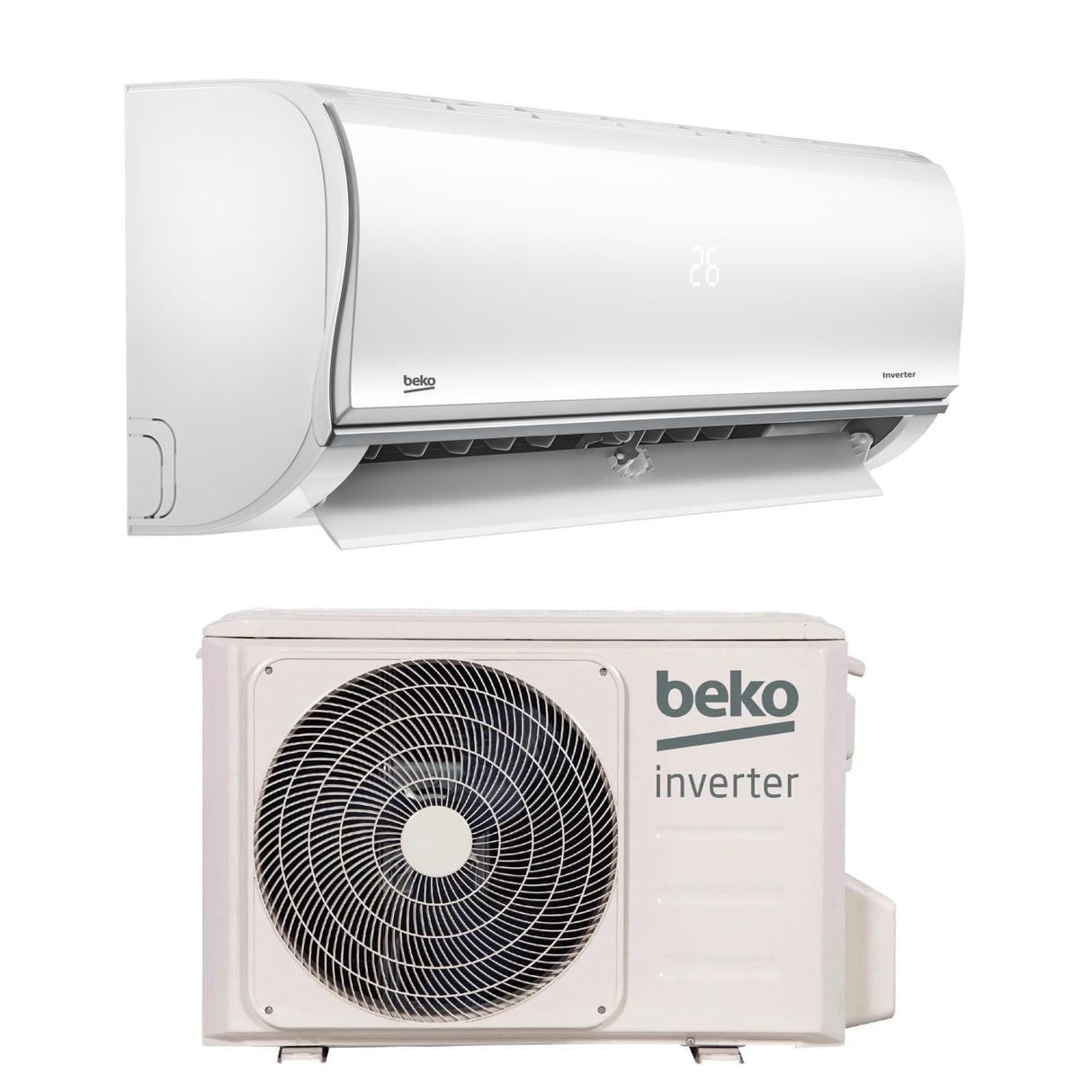 beko climatizzatore condizionatore beko inverter 9000 btu brhpr090 brhpr091 r 32 classe aa