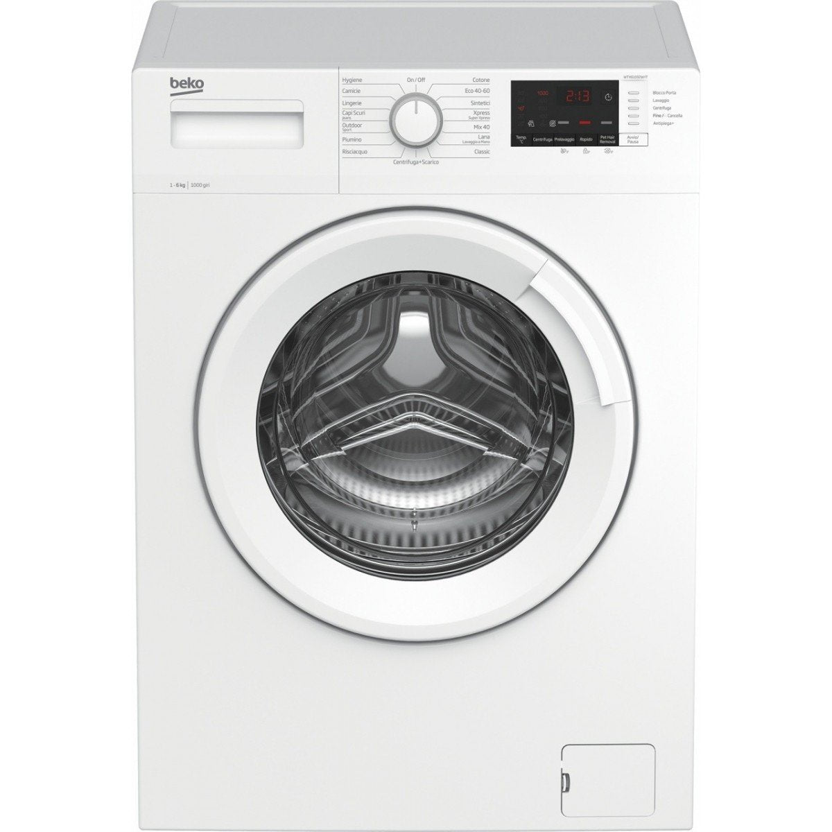 beko lavatrice slim a carica frontale beko 6 kg wtxs61032wit 1000 giri classe e ean 8690842373404