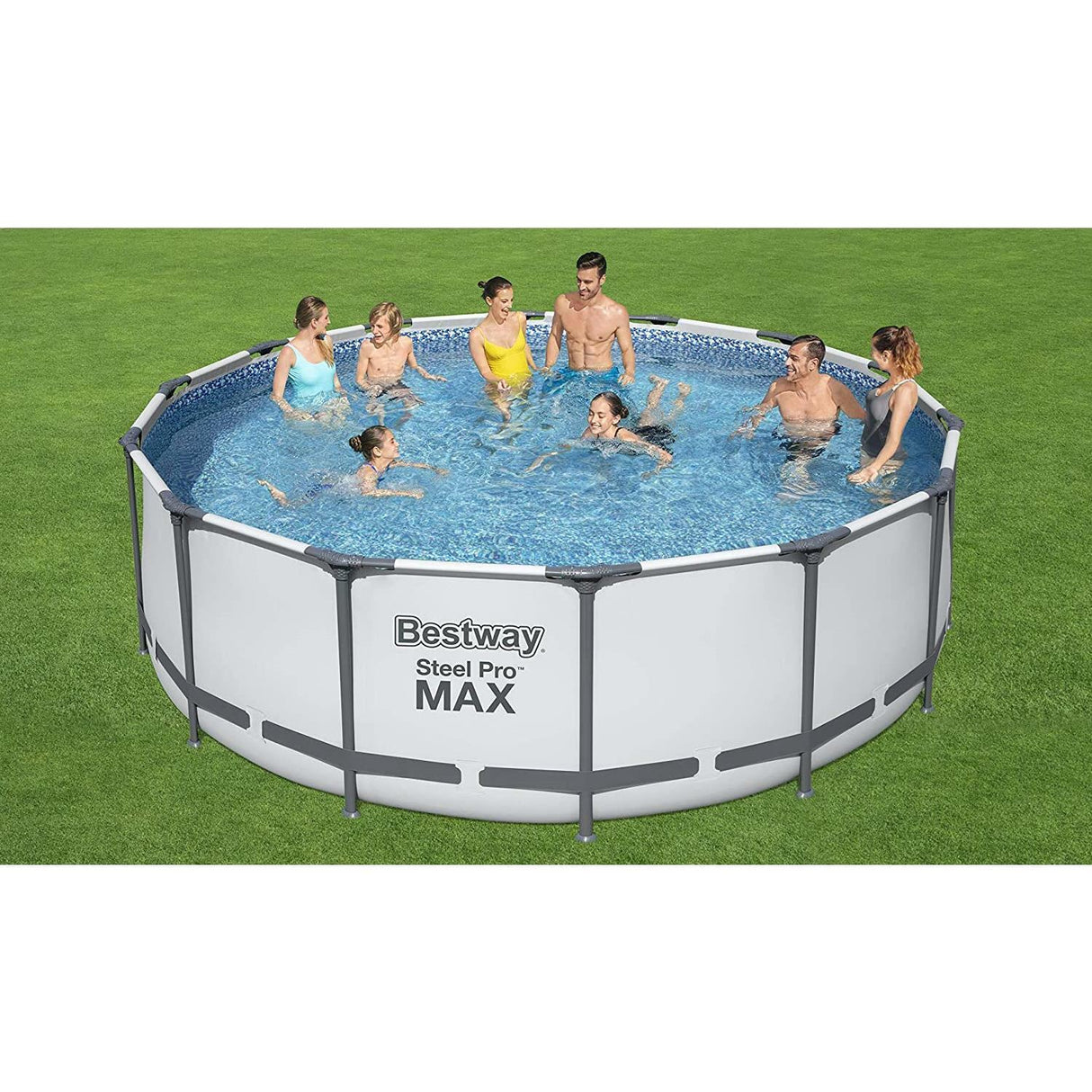 bestway piscina fuori terra bestway 5612x steel pro max 427x122h top di coperturascaletta rampa esternapompa filtrante 15 232 litri
