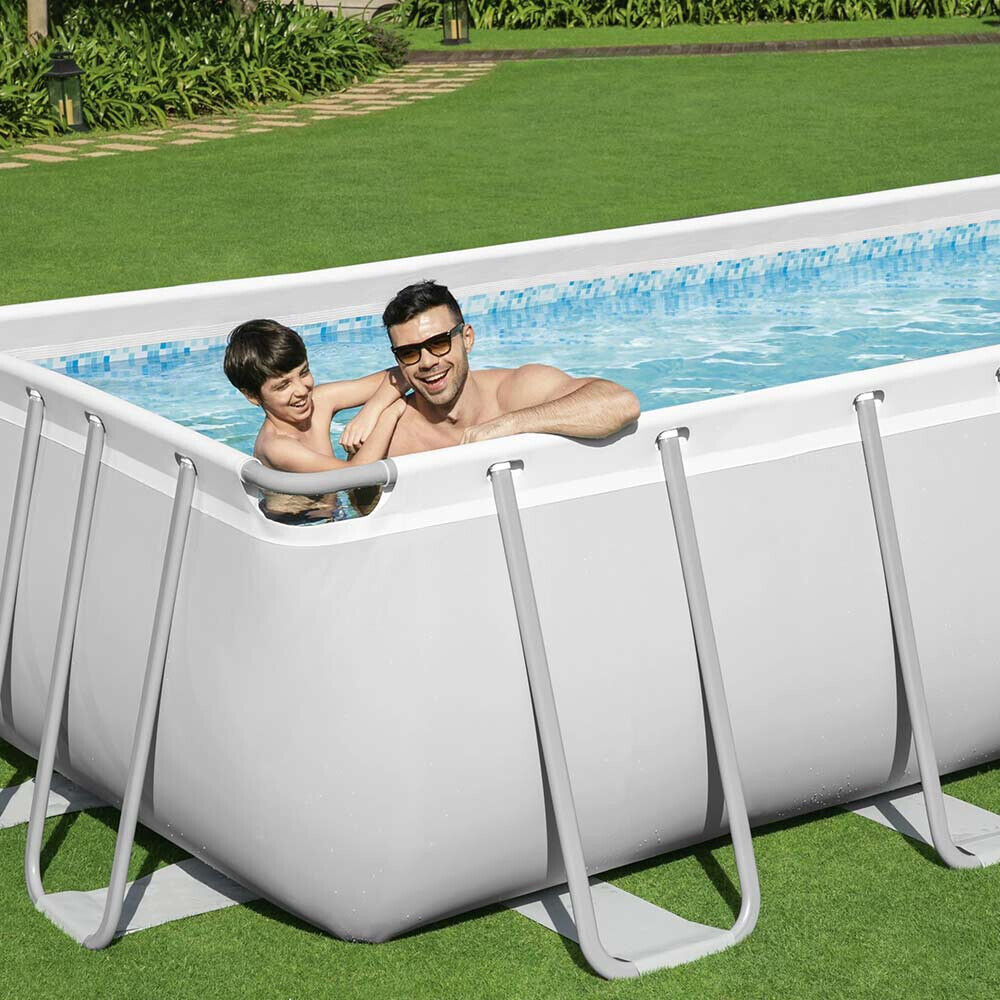 bestway piscina fuori terra bestway 56466 power steel 549x274x122h top di coperturascaletta rampa esternapompa filtrante 14 812 litri