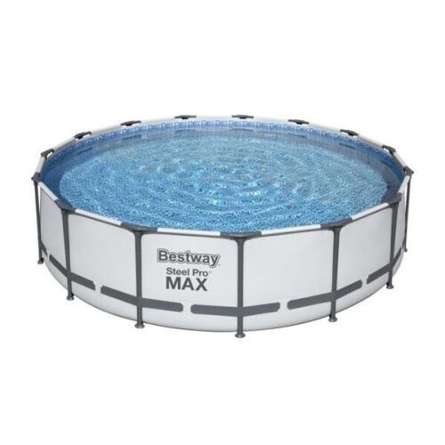 bestway piscina fuori terra bestway 56488 steel pro max 457x107h top di coperturascaletta rampa esternapompa filtrante 14 970 litri