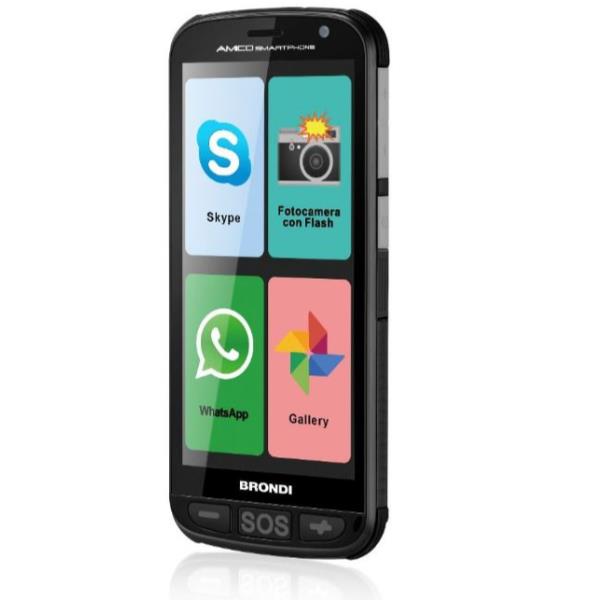 brondi smartphone cellulare brondi amico smartphone dual sim 4 gb 5 ean 8015908770308