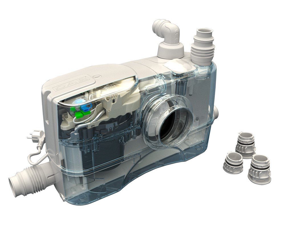 dab stazione di sollevamento trituratore dab modello genix 130 wc lavabo doccia