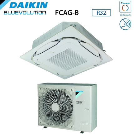 immagine-2-daikin-climatizzatore-condizionatore-daikin-bluevolution-inverter-a-cassetta-round-flow-skyair-alpha-series-42000-btu-fcag125b-rzag125nv1-monofase-r-32-wi-fi-optional-con-griglia-standard