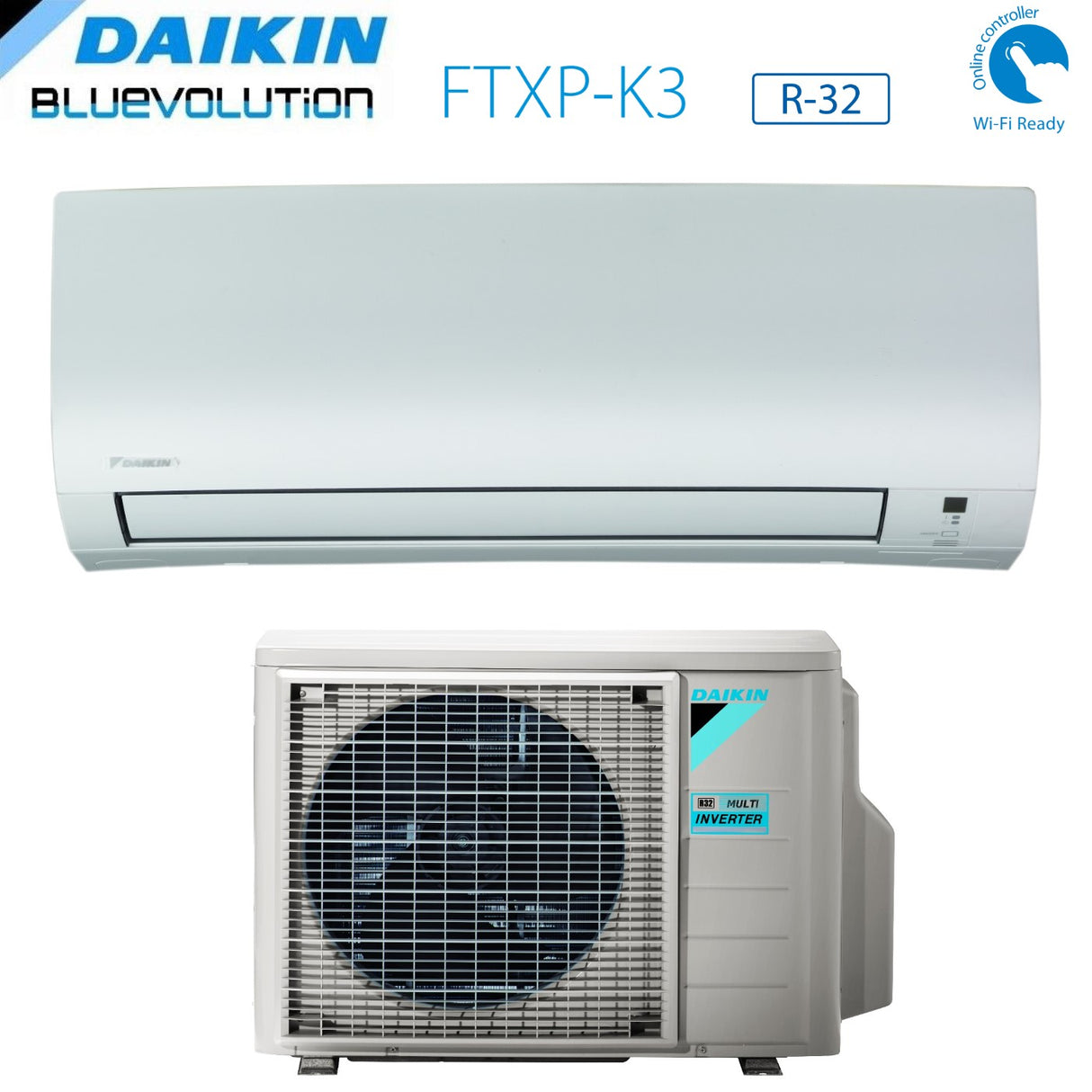 daikin climatizzatore condizionatore daikin bluevolution inverter serie ftxp25k3 9000 btu r 32 wi fi optional classe a sottocosto italia 22kit wi fi daikin brp069a45 b45 ean 8059657006233