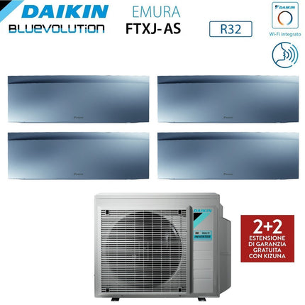 immagine-2-daikin-climatizzatore-condizionatore-daikin-bluevolution-quadri-split-inverter-serie-emura-silver-iii-7799-con-4mxm68n-r-32-wi-fi-integrato-7000700090009000-colore-argento-garanzia-italiana