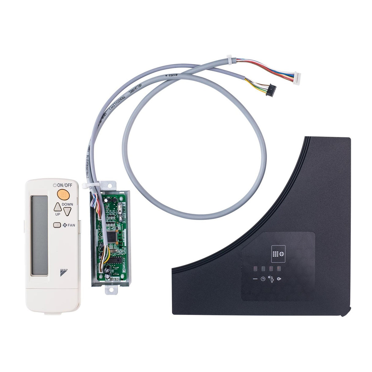 daikin comando a infrarossi daikin brc7fb532fb per cassetta fcag b con griglia nera