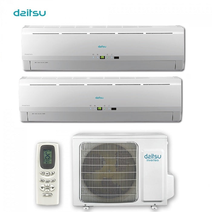daitsu climatizzatore condizionatore daitsu gruppo fujitsu dual split inverter 912 asd912ui r410 900012000 ean 8059657009036
