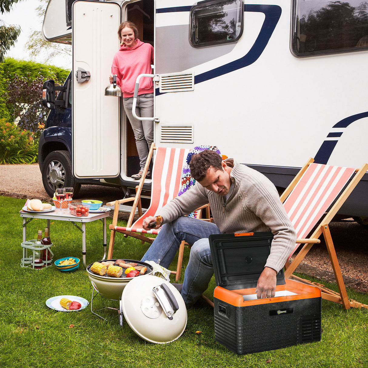 easycomfort easycomfort frigo portatile da 30l con display compressore e maniglie 58 7x36 5x36 8cm